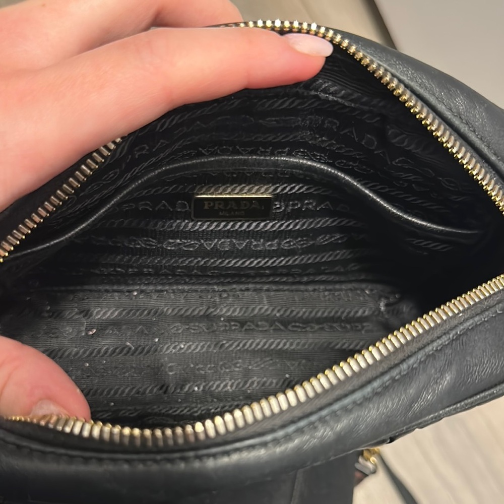 Prada Black Leather Crossbody Bag - Picture 3 of 4